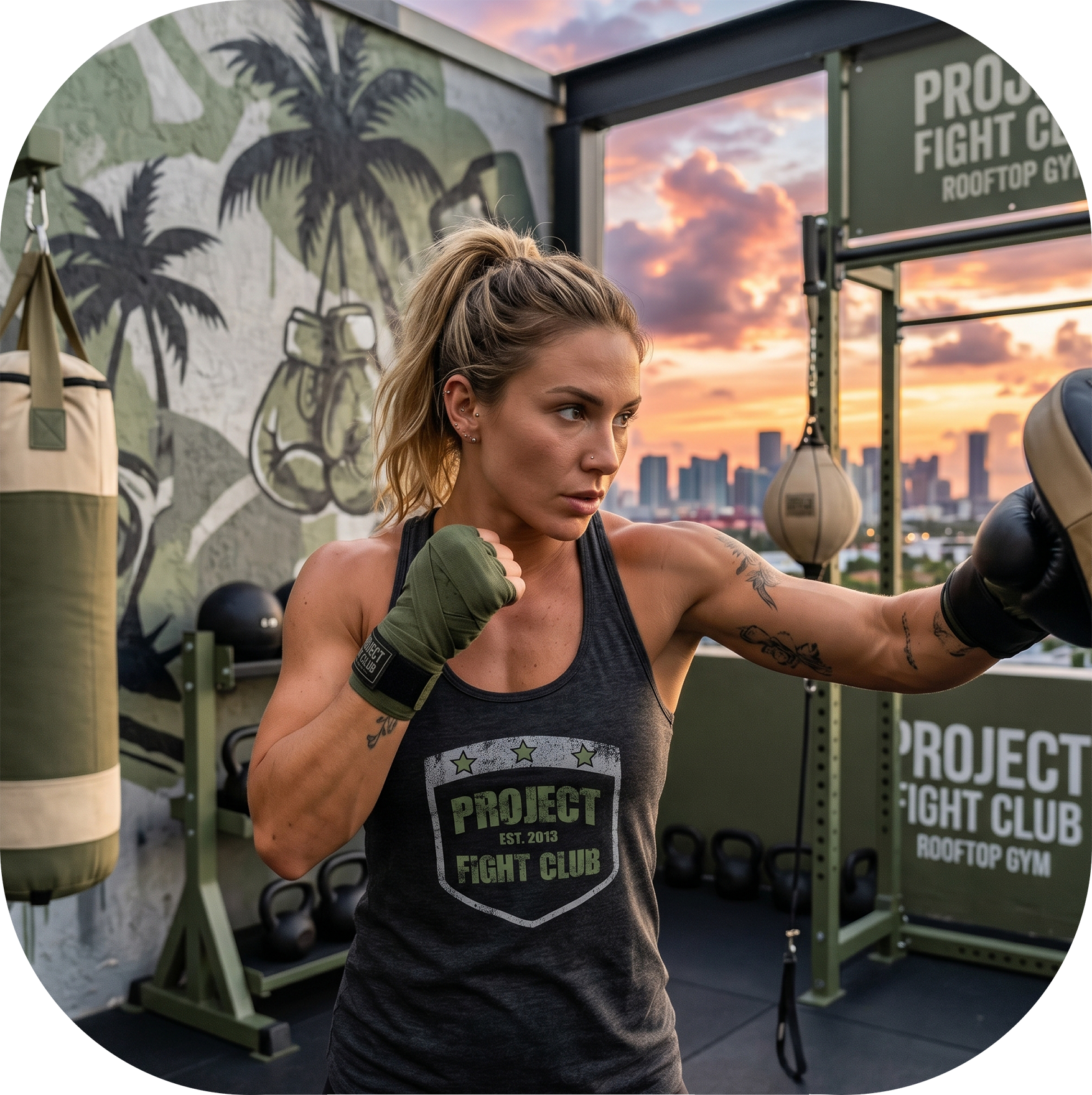 WOMENS DARK GREY RACERBACK TANK 2 - HONOR SOLDIERS & VETERANS