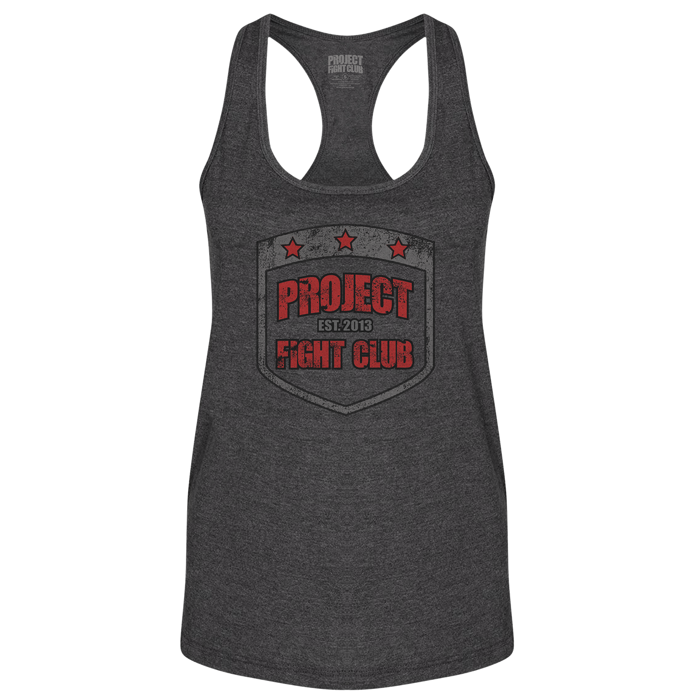 DARK GREY RACERBACK TANK 2 - HONOR FIREFIGHTERS & EMTs