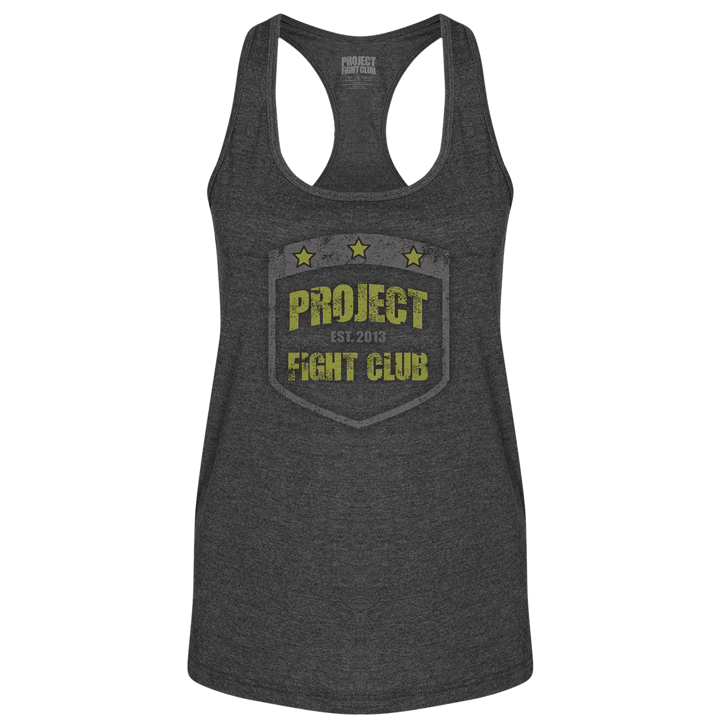 DARK GREY RACERBACK TANK #2 - SPREAD CHRISTIANITY