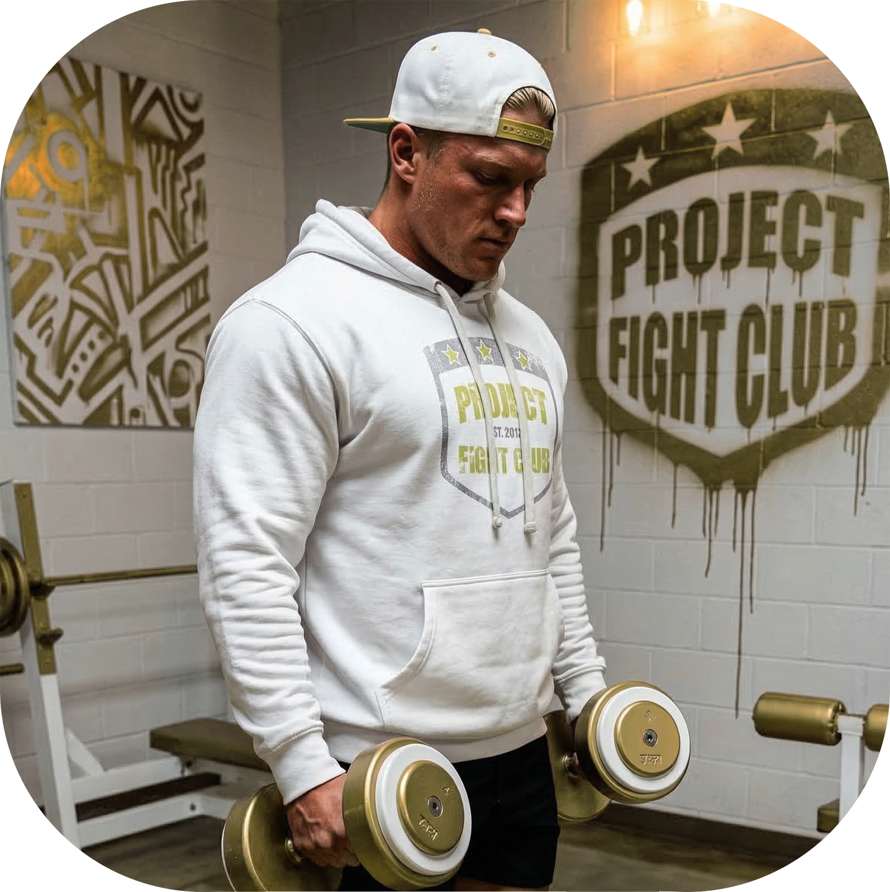 WHITE MIDWEIGHT HOODIE - SPREAD CHRISTIANITY