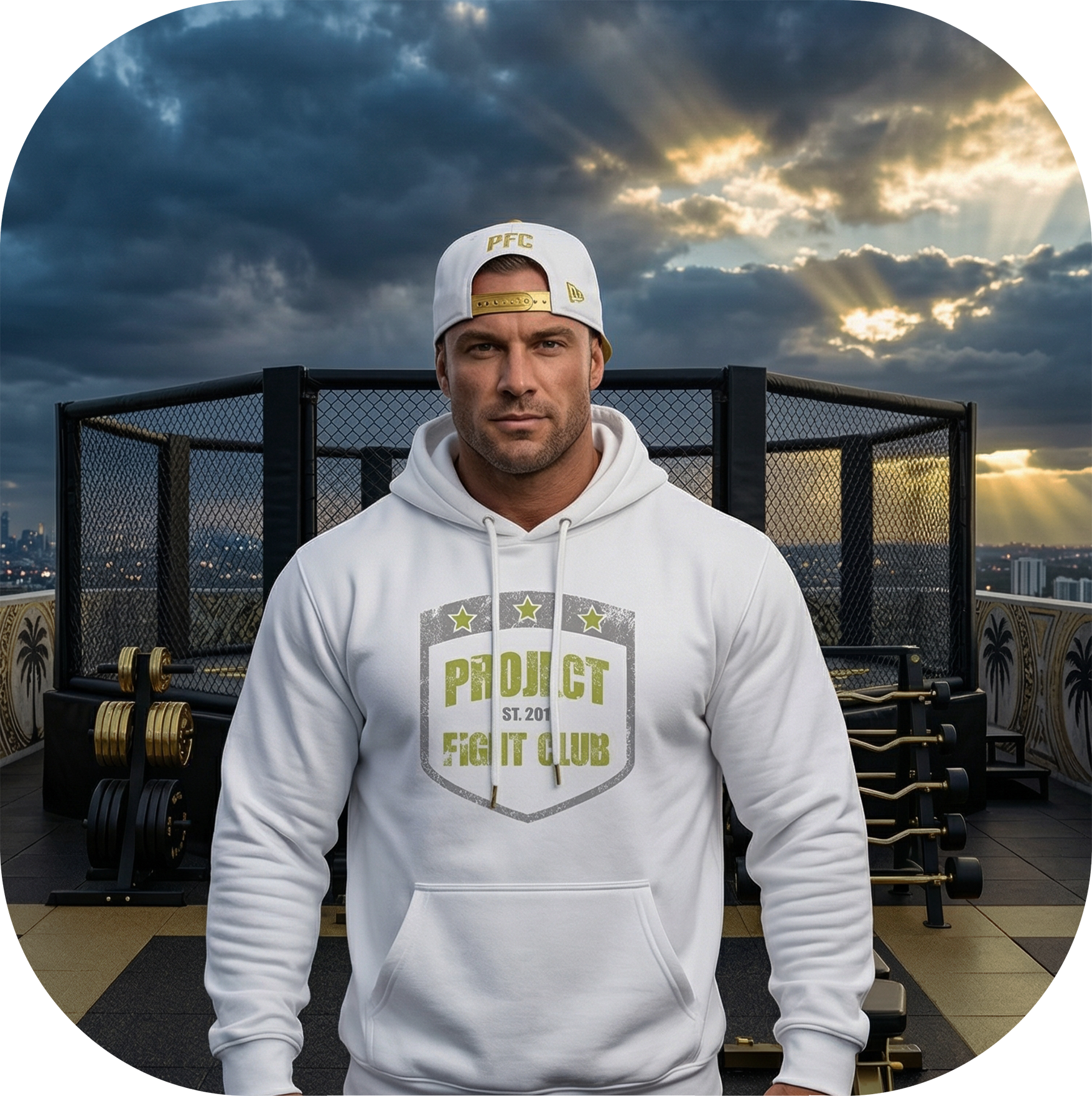 WHITE MIDWEIGHT HOODIE - SPREAD CHRISTIANITY