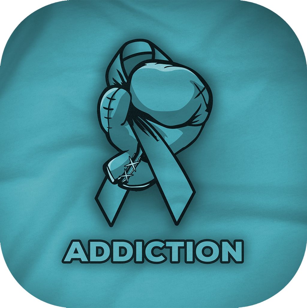 WOMENS BLACK RACERBACK TANK #4 - FIGHT ADDICTION