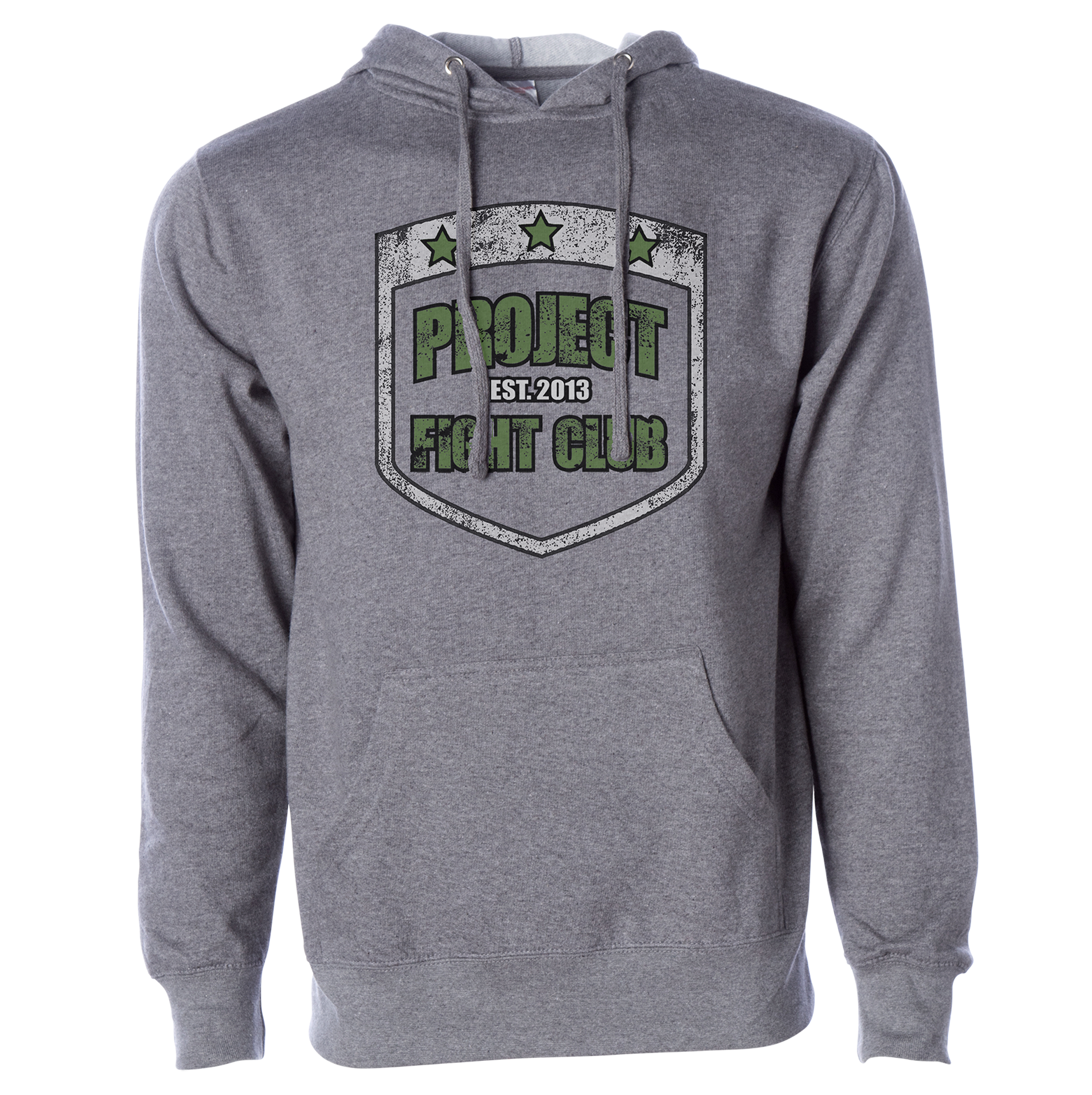 GREY MIDWEIGHT HOODIE 2 - HONOR SOLDIERS & VETERANS