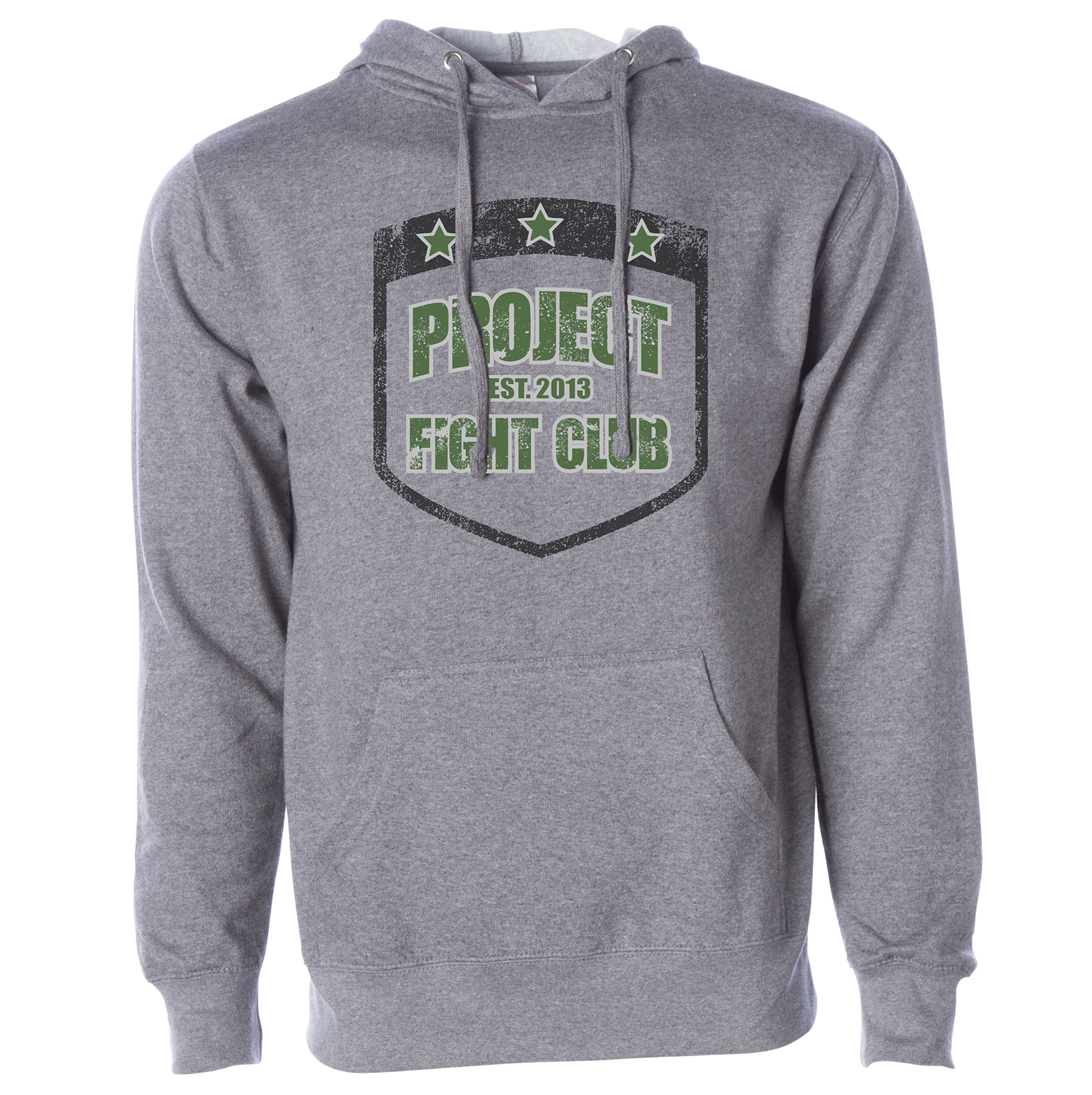 GREY MIDWEIGHT HOODIE - HONOR SOLDIERS & VETERANS