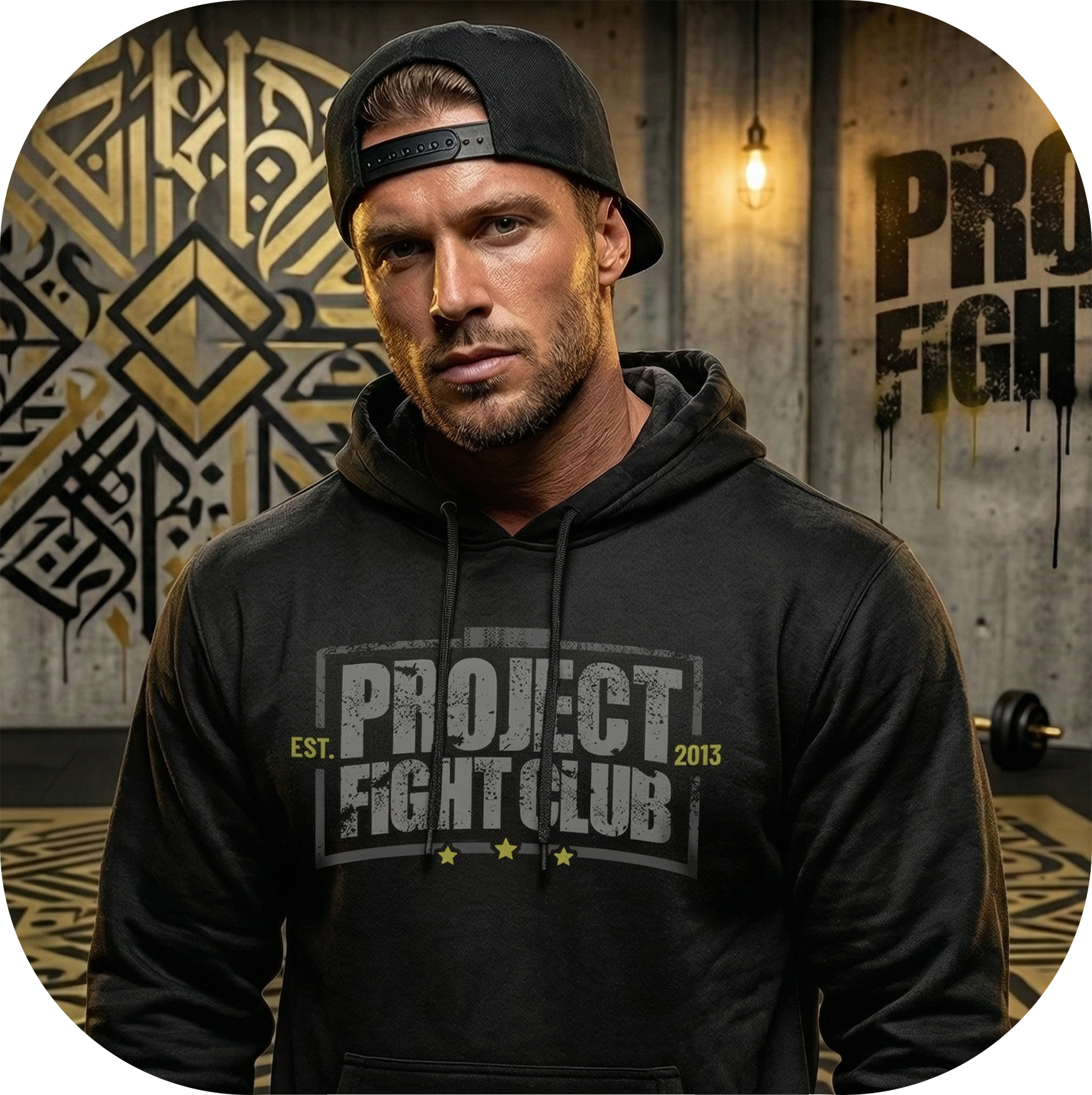 BLACK MIDWEIGHT HOODIE - SPREAD CHRISTIANITY