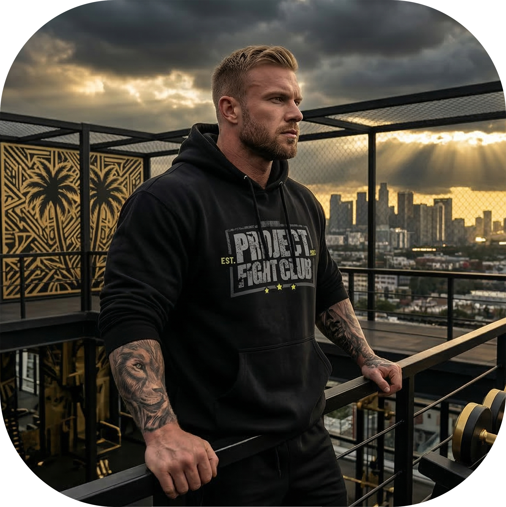 BLACK MIDWEIGHT HOODIE - SPREAD CHRISTIANITY