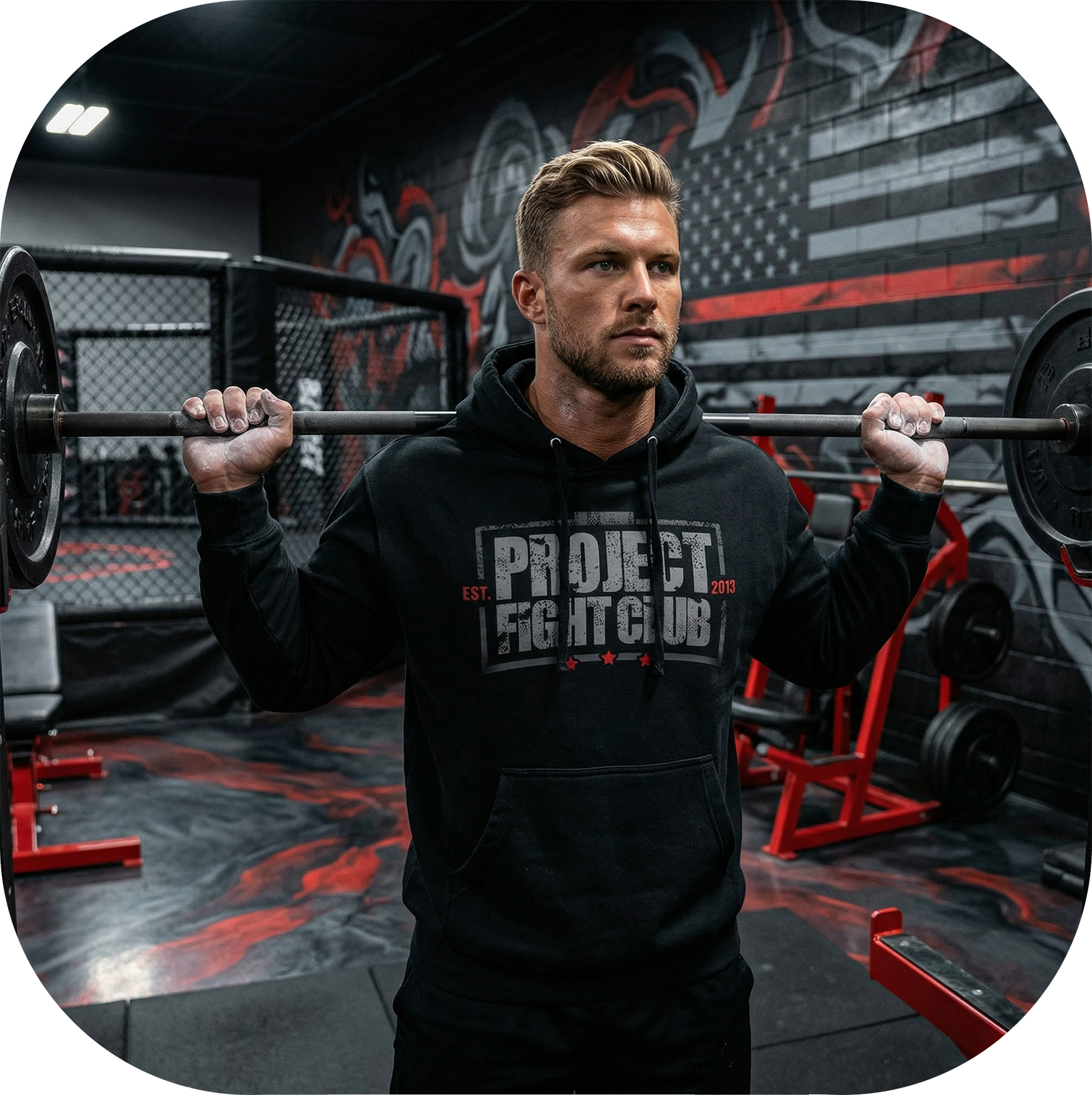 BLACK MIDWEIGHT HOODIE - HONOR FIREFIGHTERS & EMTs