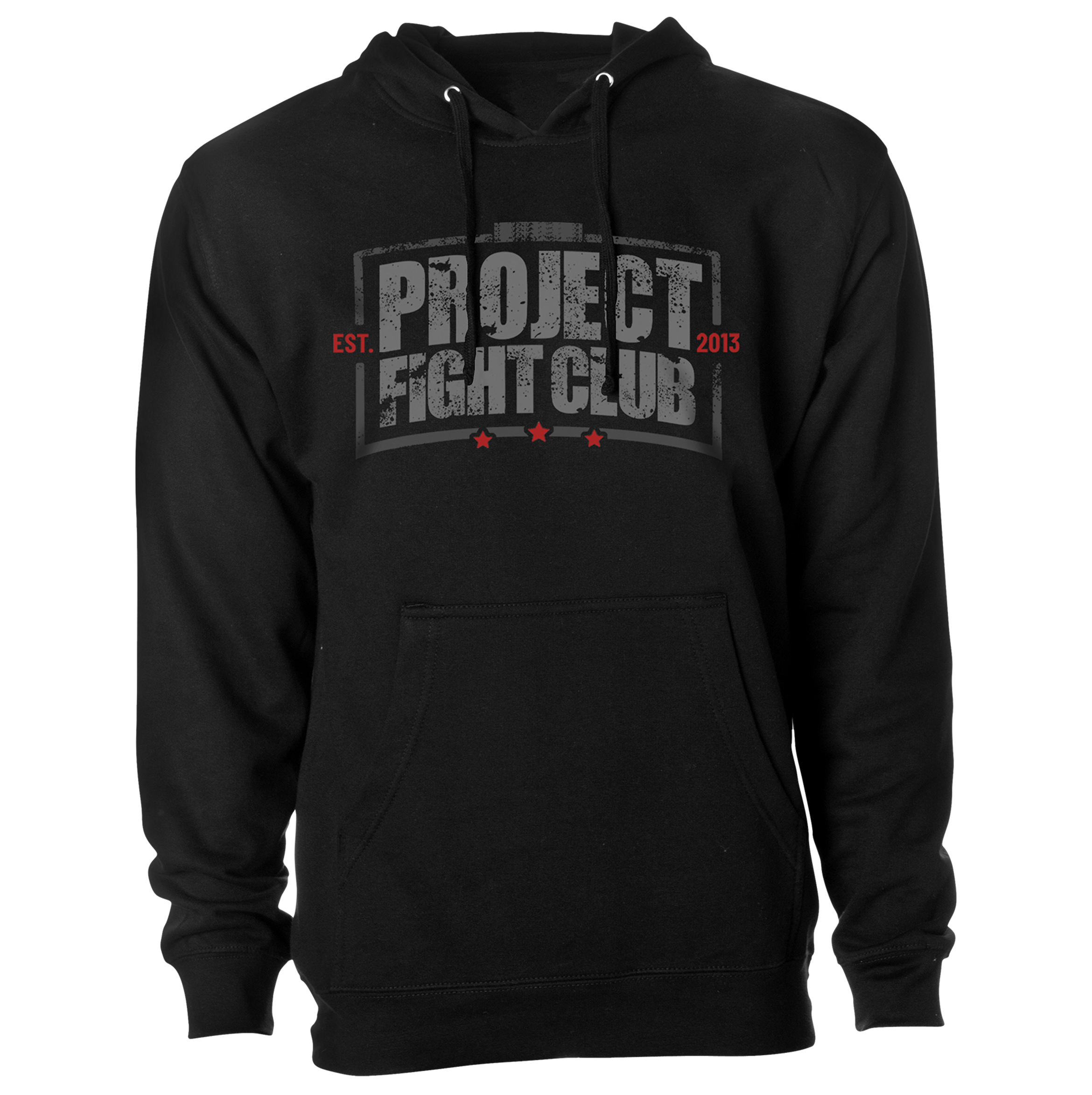 BLACK MIDWEIGHT HOODIE - HONOR FIREFIGHTERS & EMTs