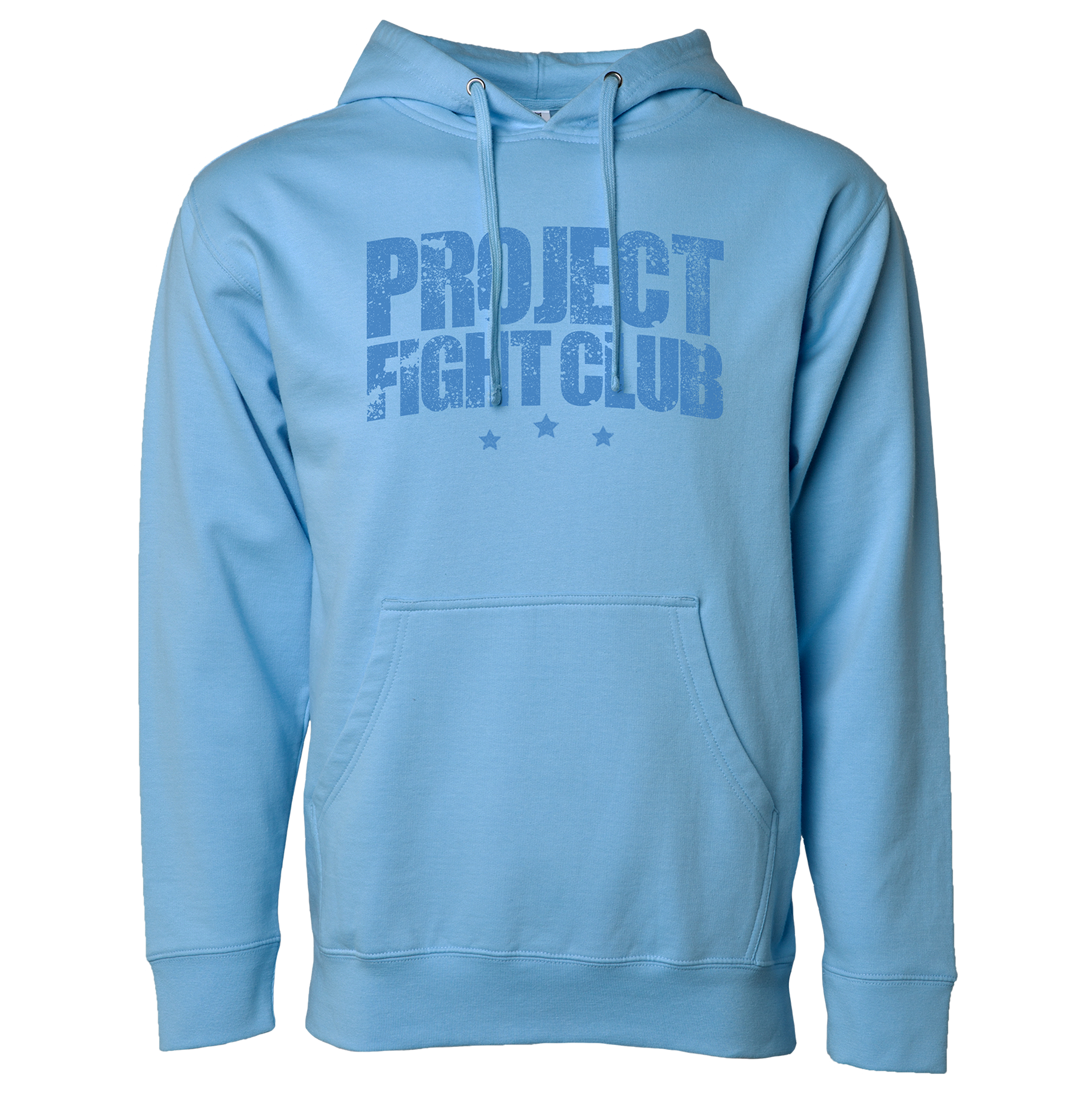 AQUA MIDWEIGHT HOODIE - SUPPORT POLICE