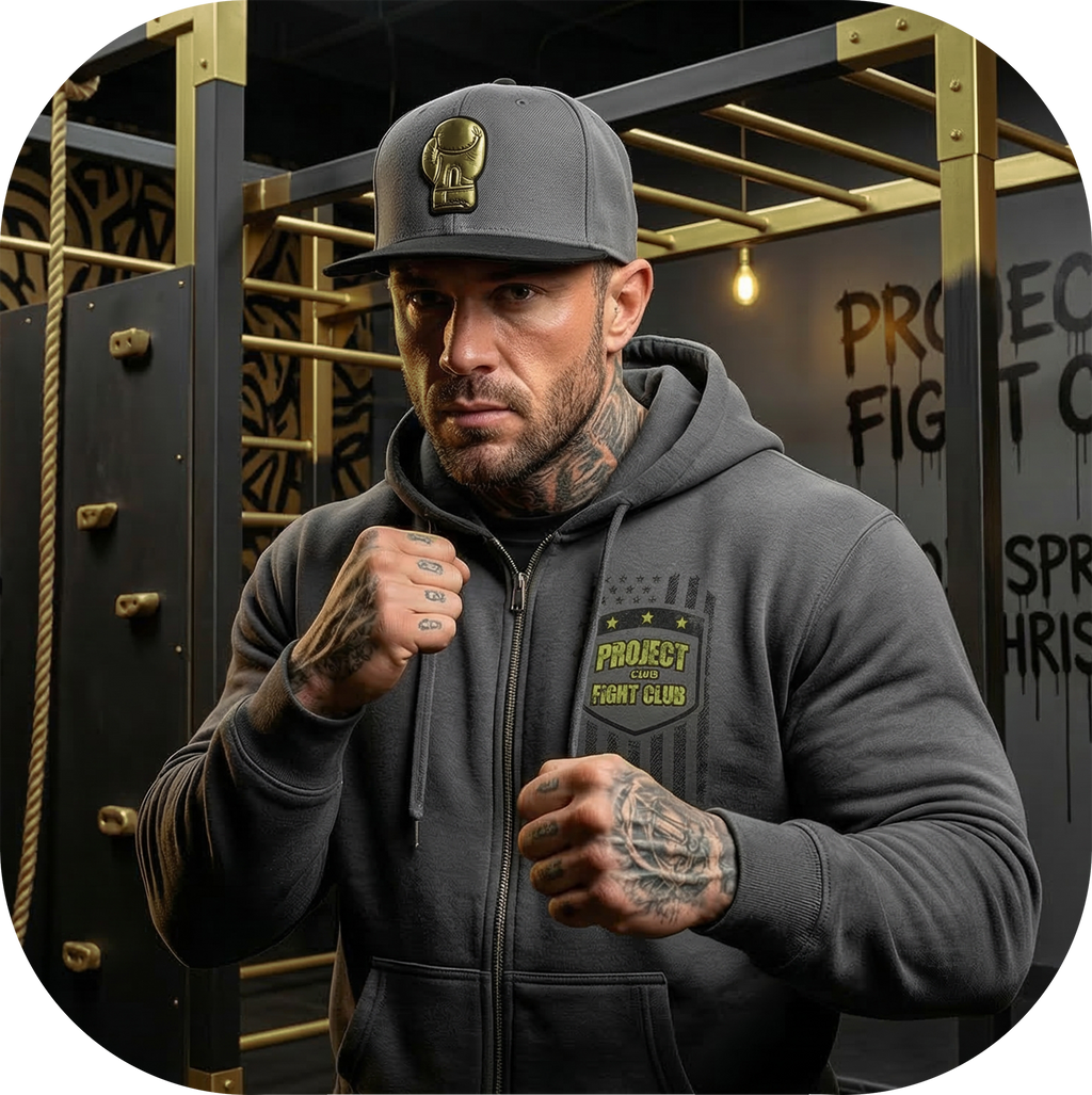 CHARCOAL MIDWEIGHT ZIP HOODIE - SPREAD CHRISTIANITY