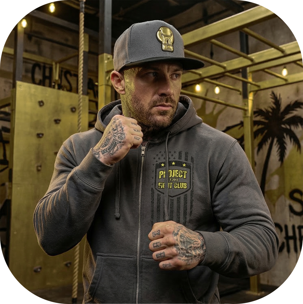 CHARCOAL MIDWEIGHT ZIP HOODIE - SPREAD CHRISTIANITY