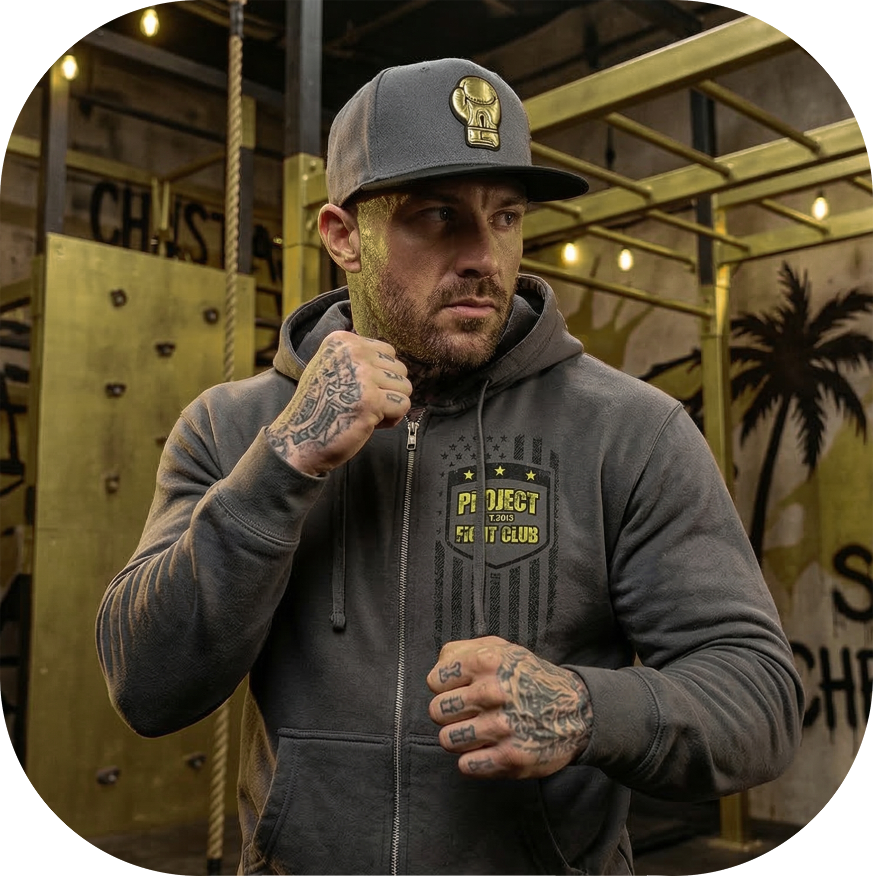 GUNMETAL MIDWEIGHT ZIP HOODIE - SPREAD CHRISTIANITY