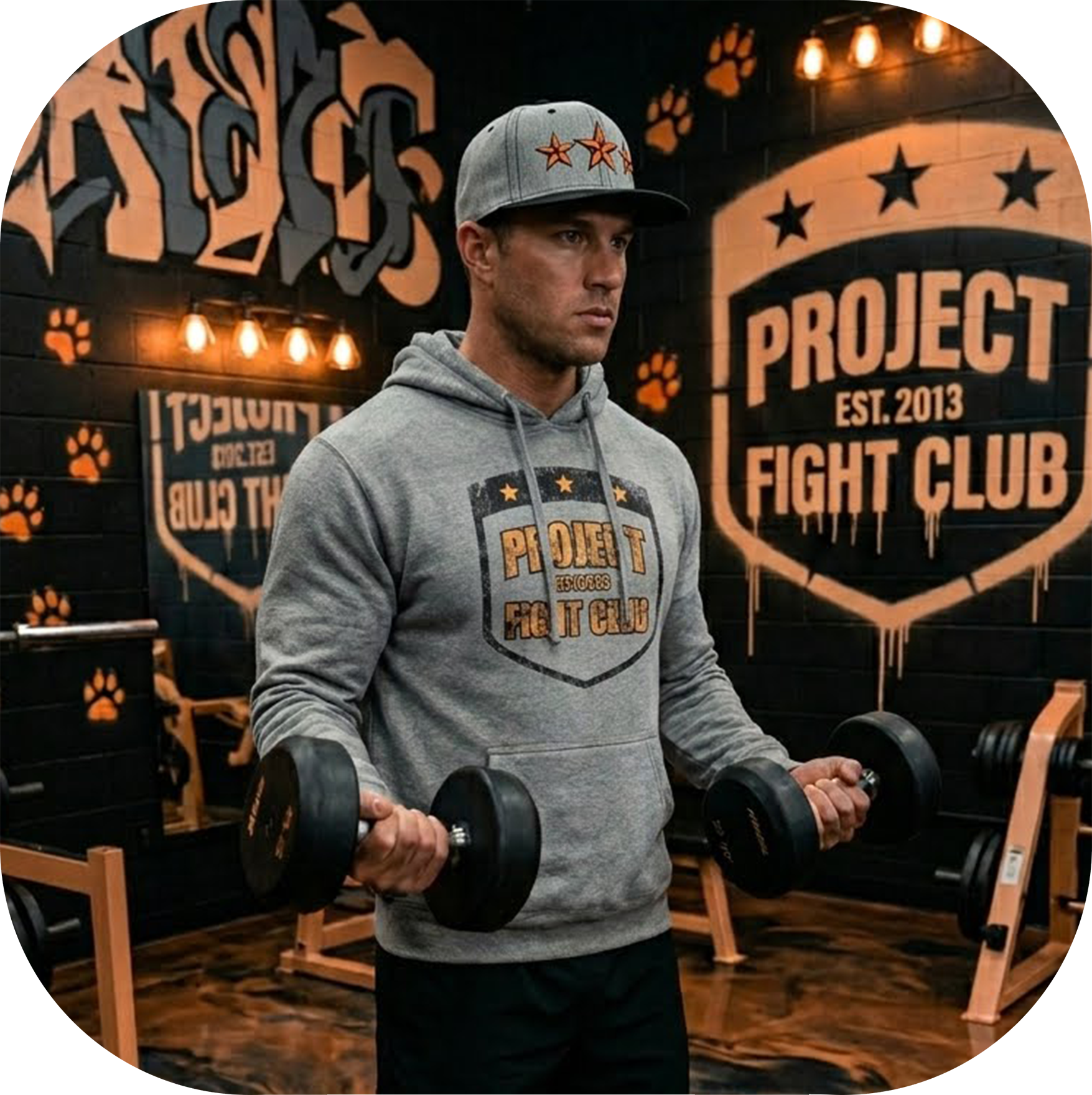 GREY MIDWEIGHT HOODIE - PROTECT ANIMALS & WILDLIFE