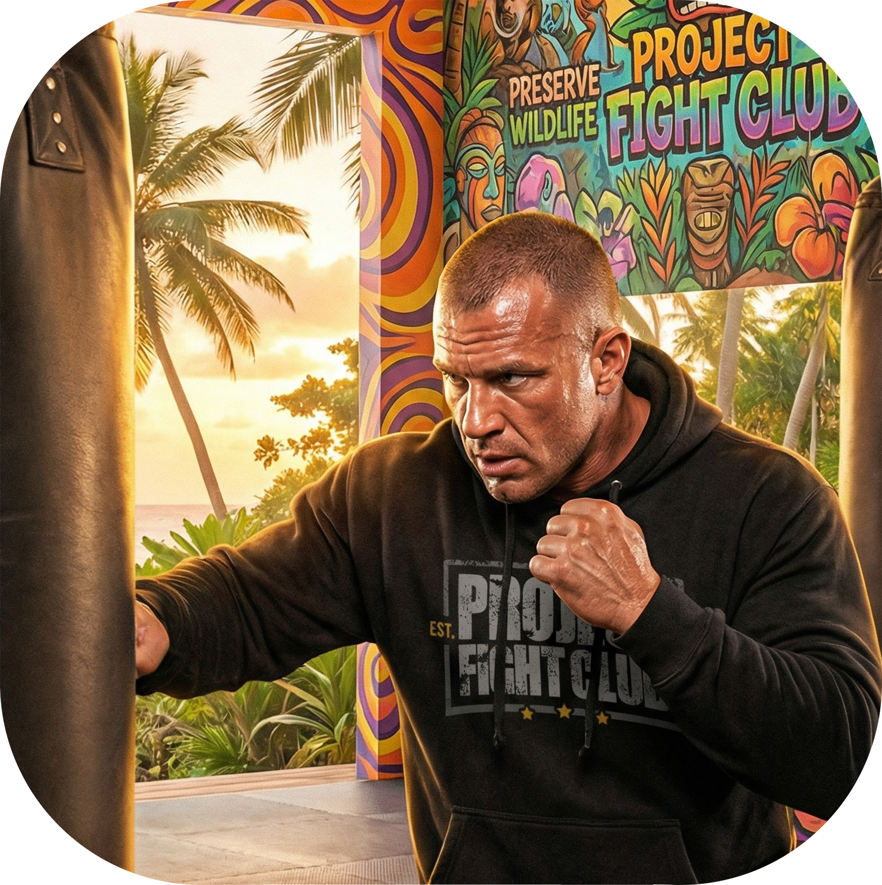 BLACK MIDWEIGHT HOODIE - PROTECT ANIMALS & WILDLIFE
